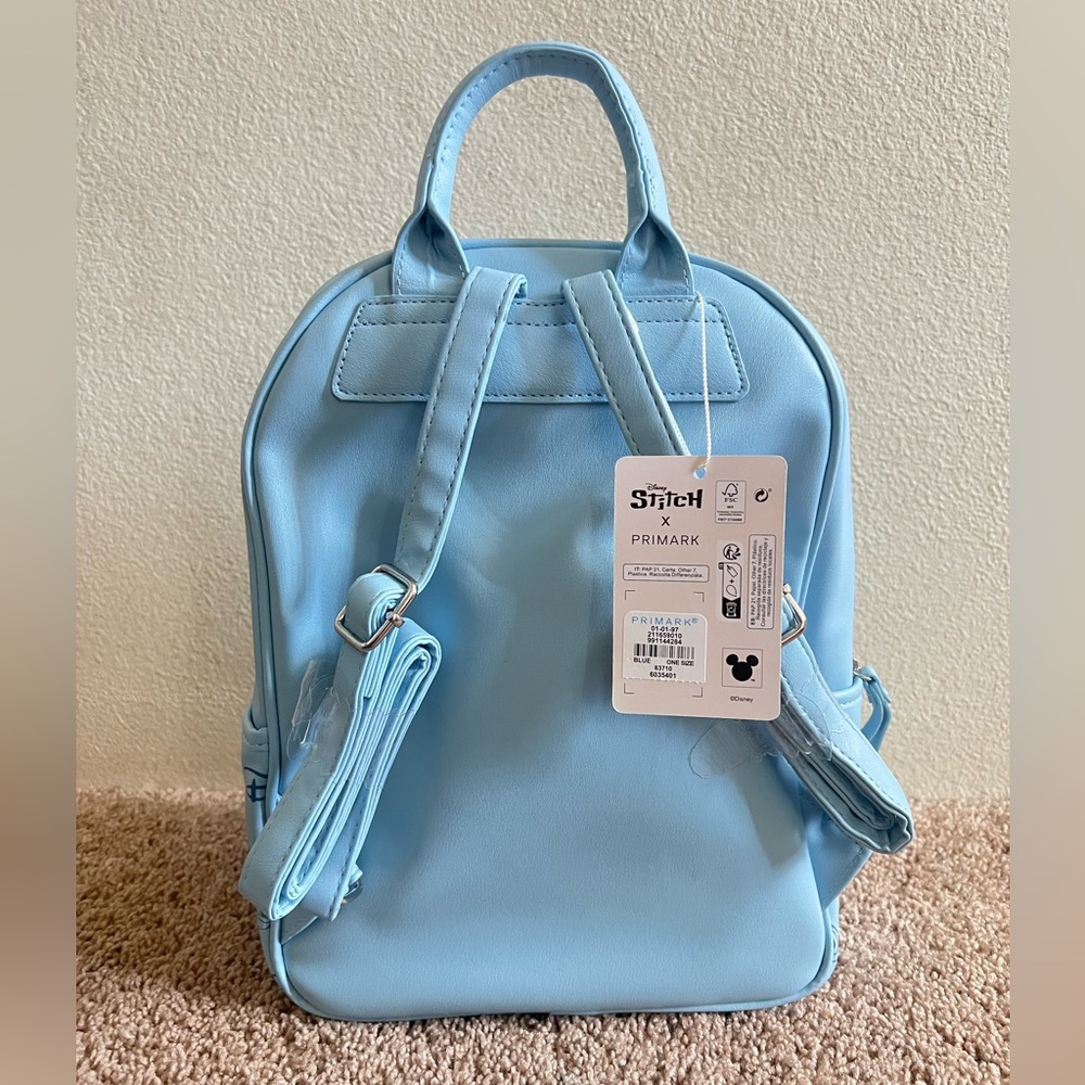 NWT Primark x Disney Stitch embroidered backpack - Picture 3 of 3